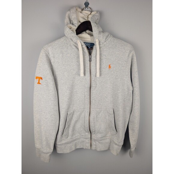 Polo Ralph Lauren Full Zip Hoodie L Orange Horse University Of Tennessee VOLS - Picture 1 of 12